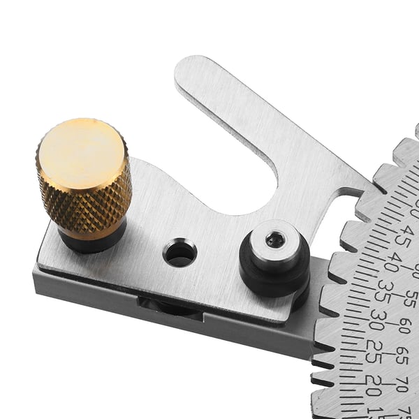450mm Gevindmåler, Justerbare vinkler, Behageligt greb, Kompatibel med 30mm T-skinne