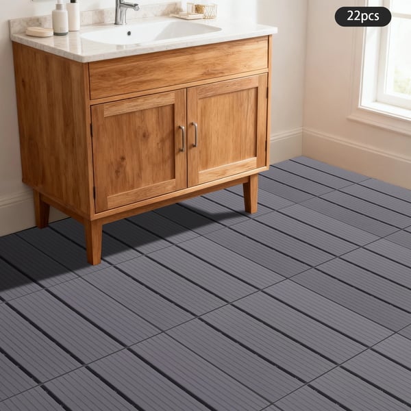 Terrassplattor, DIY sammanlänkande design, vattentåliga,Westminster Grey