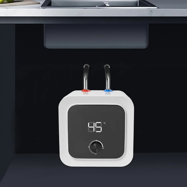 Varmtvandsbeholder, Kompakt Design, Justerbar Temperaturkontrol,HVID