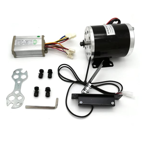 Elektrisk Motor, 800W Effekt, Børsteløs Teknologi,sort