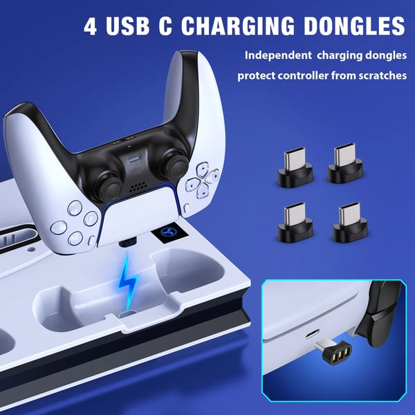 Kølestand, justerbare blæserhastigheder, dual controller opladning, USB udvidelsesporte,BEBONCOOL S5000