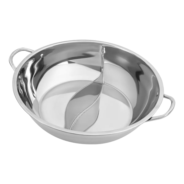 Hot Pot, Rustfrit Stål, Alsidig Madlavningskompatibilitet,sølv