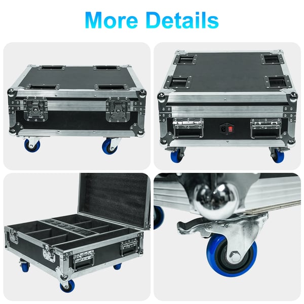 Flight Case, Holdbar Beskyttelse, Bekvem Mobilitet,Kun 1Stk Flightcase