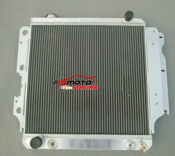 Intercooler Radiator, Aluminiumlegering, Kerne størrelse 510mm x 455mm, Samlet størrelse 655mm x 570mm, Passer til 1987-2006 Jeep Wrangler