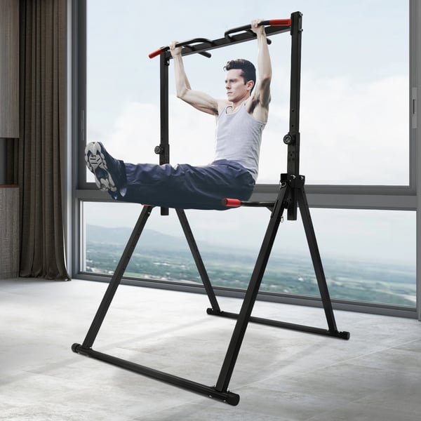 Pull-Up Bar, Justerbar Höjd, Robust Konstruktion,svart