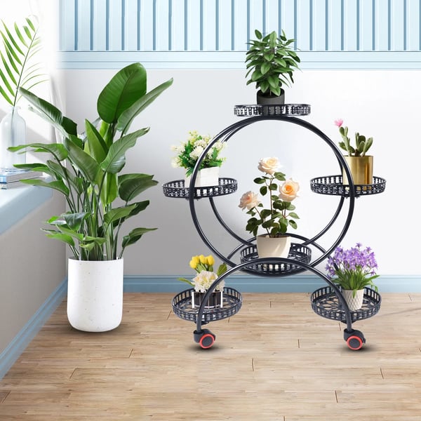 Plantebord, Smedejern, Seks Bakke Design,sort