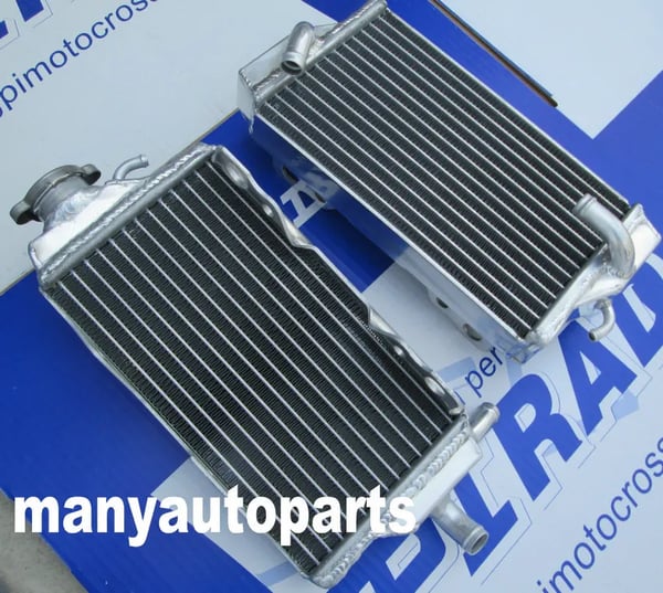R&L Aluminium Radiator, Forbedret Kølekapacitet, Holdbar Fuld Aluminium Konstruktion, Passer til Honda CR125 CR125R 2000-2001