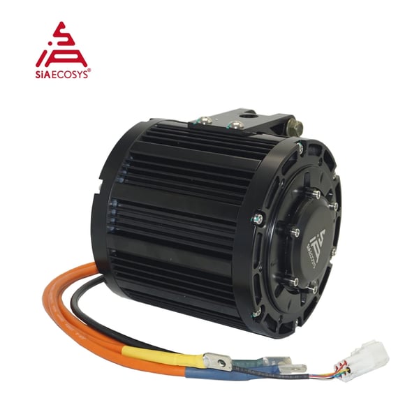 Centralmotor, 3000W, 72V, Lättvikt, Hög Effektivitet, Stöd för Regenerativ Bromsning