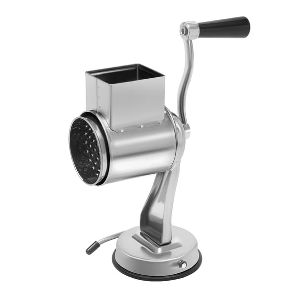 Rotary Rivjern, Sikker Sugebase, Ergonomisk Håndtag,Sølv