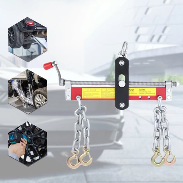 Motorløfter Balancer, Stålplade Konstruktion, 900 kg Belastningsevne, 260 mm - 315 mm Arbejdsområde, 45x26.5x28.5 cm Dimensioner, 5.8 kg Nettovægt