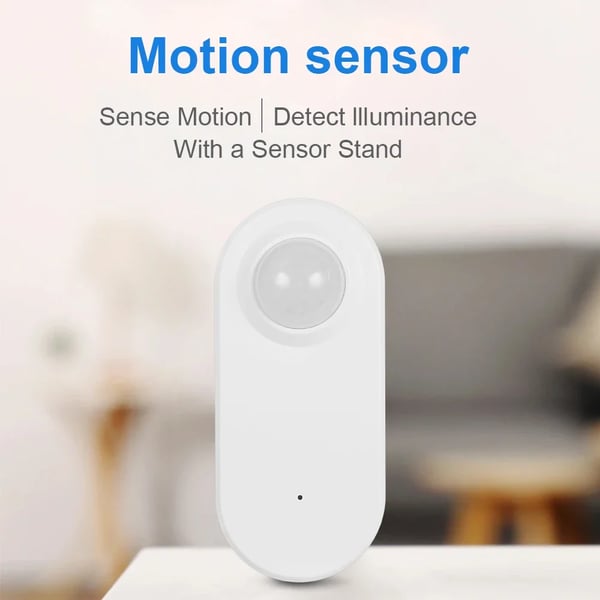 Bevægelsessensor, Zigbee 3.0, Trådløs rækkevidde 45m, Dimensioner 42mm x 31mm x 70mm, Driftstemperatur -10°C til 45°C, Følsomhedsafstand 5m