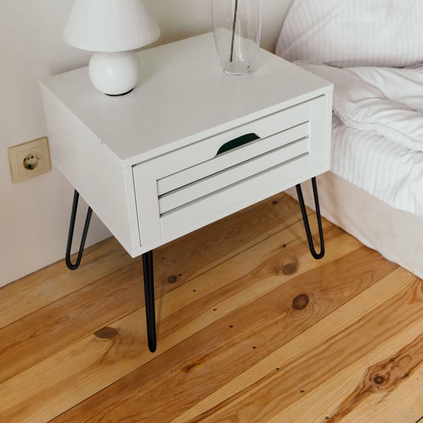 Bordben, Jernmateriale, 30 cm Højde, Sæt af 4, Moderne Design, Egnet til Forskelligt Møbel