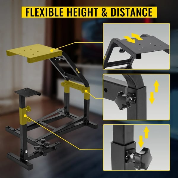 Racingsimulator Ratstand, Justerbar Højde, Holdbar Konstruktion,G29  G27  G25