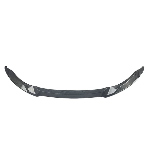 Front Bumper Lip, CS Style Splitter, Kompatibel med 2015-2020 Luksusbilmodeller,kulstoflook