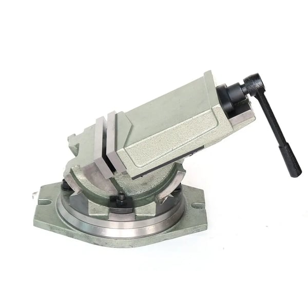 Heavy Duty Støbejern Maskinv vise, 100 mm Kæbe Bredde, 360° Drejelig Base, Høj Præcision Kæber