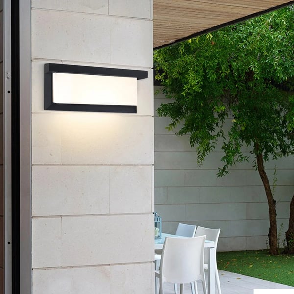 Væglampe, LED-teknologi, Vandtæt design,HVID, 16-20W