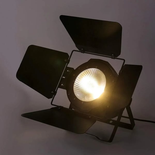 LED Spotlys, 100W Effekt, DMX-512 Kontroltilstande,sort