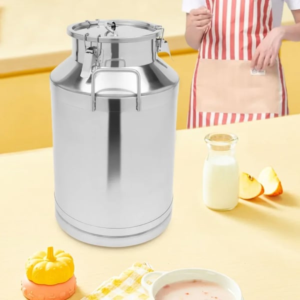 Fermenter, 60L kapacitet, fødevaregodkendt rustfrit stål,Sølv