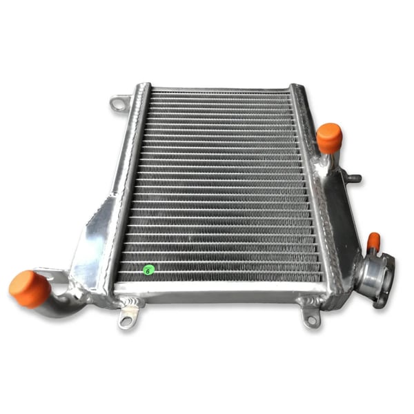 Radiator, legering aluminium, robust design, præcisionsingeniørarbejde