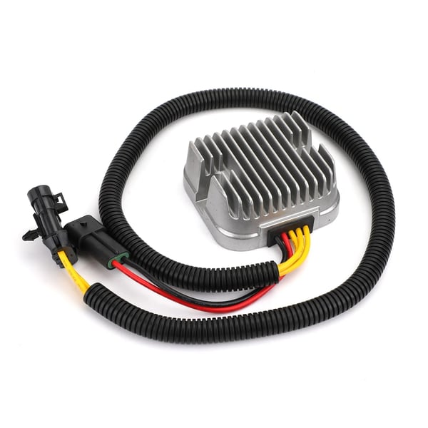 Spændingsregulator-ensretter, Længde 112mm, Bredde 108mm, Højde 49mm, 5 stikinterface-pins, Kompatibilitet med Polaris Sportsman 500/550/850 XP