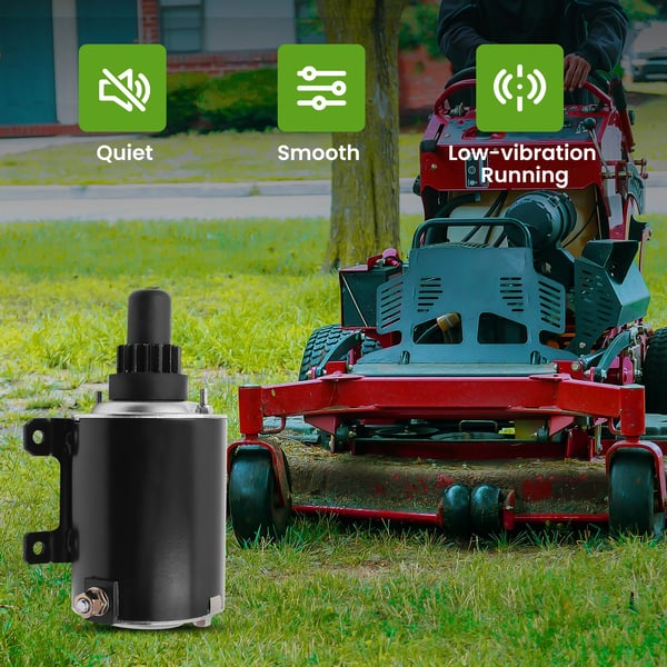 Startermotor, 12V, 16 tænder, CCW rotation, holdbar konstruktion, dimensioner 15cm x 14cm x 24cm