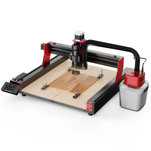 Støvsuger, børsteløs motor, 6000 Pa sugekraft, 2.8L støvpose, dimensioner 170mm x 170mm x 240mm, LED-lys