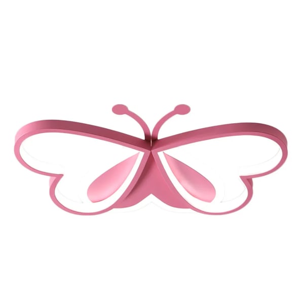 Loftlampe, Sommerfugledesign, Energi Effektiv LED,Pink