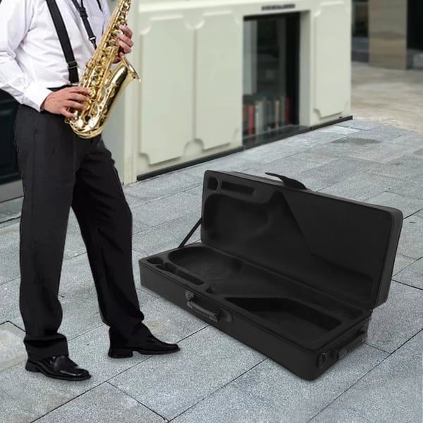 Tenor Saxofonetui, Holdbar Beskyttelse, Flere Bæreindstillinger,sort