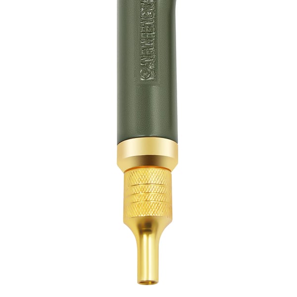 Dækreparationspistol, Lille svampehoved størrelse 22*7mm, Stort svampehoved størrelse 24*8mm, Pistol længde 24cm, Aftrækker længde 10cm