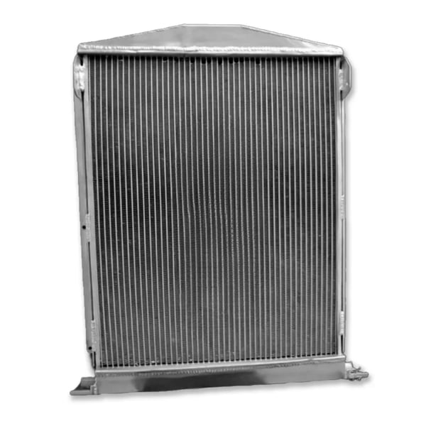 Aluminiumkøler, Kerne tilpasset til 1938-1939 Ford Truck, Kompatibel med Chevy V8, Forbedret køleydelse, Direkte erstatningsdesign