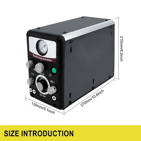 Smykkegravør, Dobbelt-hovedfunktion, Justerbar hastighed,110V-220V