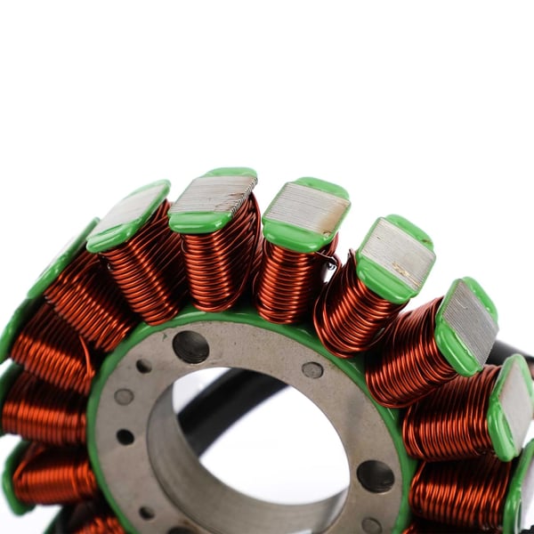 Generator Stator, Indvendig Diameter 36,9 mm, Udvendig Diameter 97 mm, Poltykkelse 23,2 mm, Antal Ledninger 5, Antal Poler 18