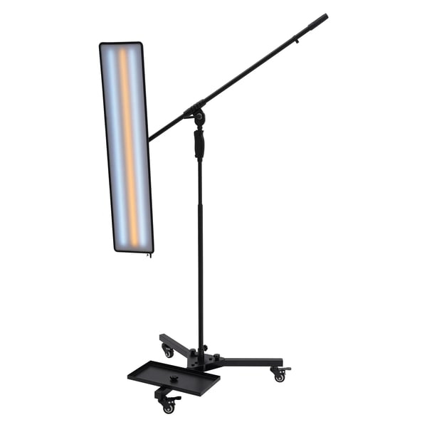 Bilreparationslampe, Justerbar Holder, LED Lyskilde,sort