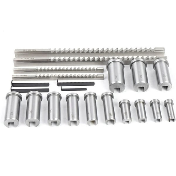 Kiilaura-avainsarja, 22 osaa, korkealaatuinen teräsmateriaali, monipuolinen CNC-koneisiin, useita avainmalleja, kattava sarja katetreilla
