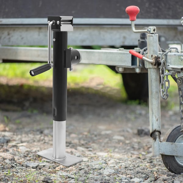 Trailer Jack, Løftehøjde 10in, Statisk belastning 2204.62lbs, Bredde 7.48in x 3.74in, Manuel betjening, Samlet højde 17.13in