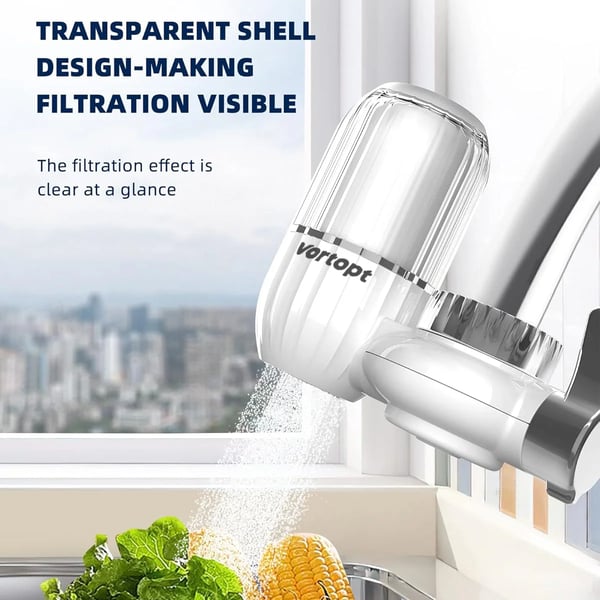 Vattenreningssystem, kiselgurkeramisk filter, fristående design,VIT