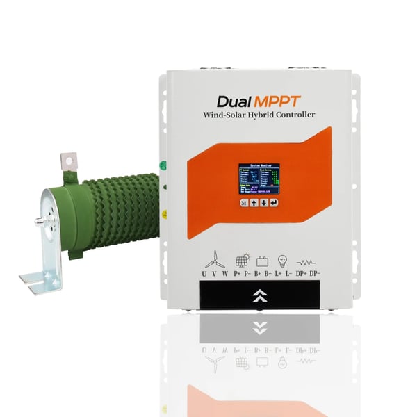 Hybrid Energi Controller, MPPT Opladningsmode, Høj Effektivitet,6000W, 12V 24V 48V AUTO