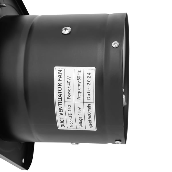 Exhaust Fan, Väggmonterad, Effektiv Luftcirkulation,svart