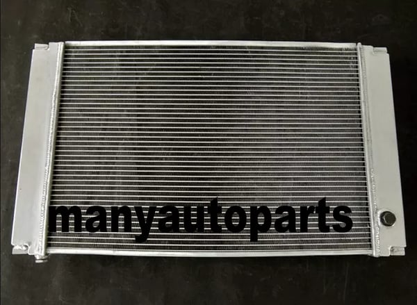 Aluminiumkøler, kompatibel med Porsche 928, 56mm, 2 oliekølere, letvægtsdesign