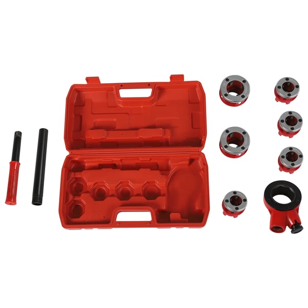 Ratsche Rørgevindingskit, Håndholdt Værktøj, Omfattende Tilbehørssæt,6 Pcs Kit