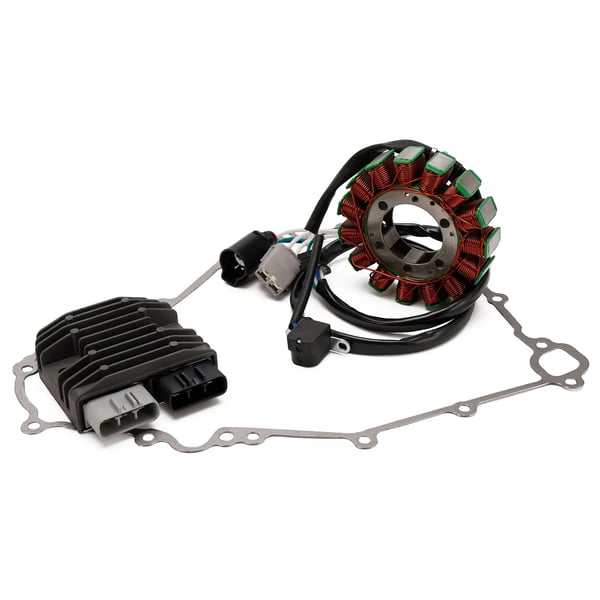 Stator Regulator Rectifier, Højkvalitets ledende materiale, Direkte erstatning, Kompatibel med Kawasaki Teryx KRF800, Forbedret pålidelighed