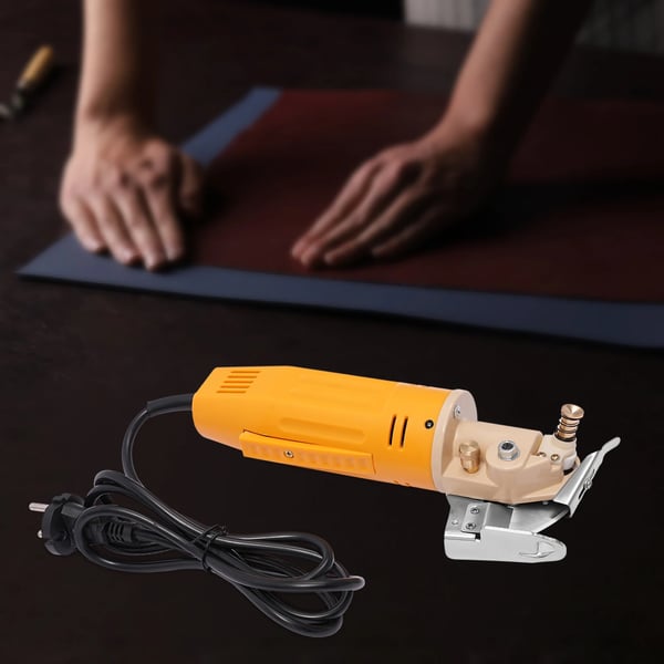 Sähkökäyttöiset pyörösakset, tehokas harjaton moottori, ergonominen kahva,EU, Keltainen Musta