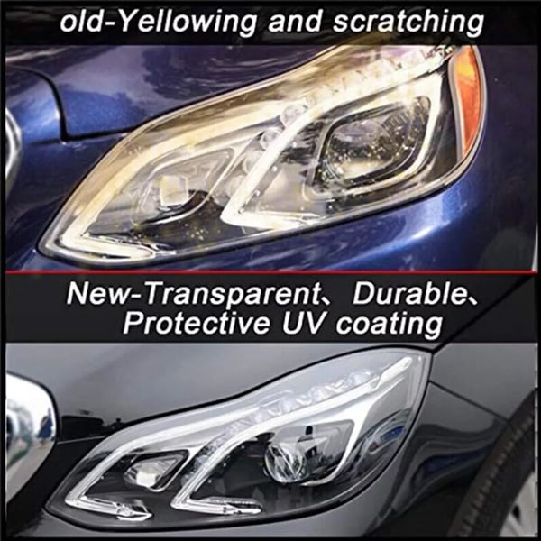 Forlygte Linse Dæksel, Polycarbonat Materiale, Klar Farve, Passer til Mercedes-benz E-Class W212 2014-2016,par