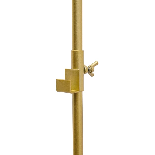 Display Stativ, 2-delt Sæt, Justerbar Højde,Guld