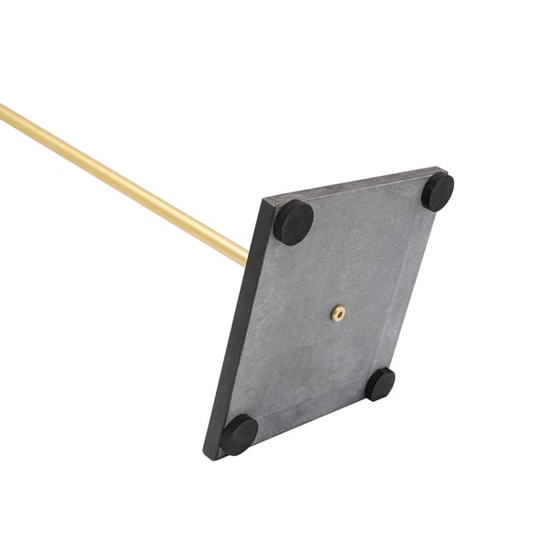 Display Stativ, 2-delt Sæt, Justerbar Højde,Guld