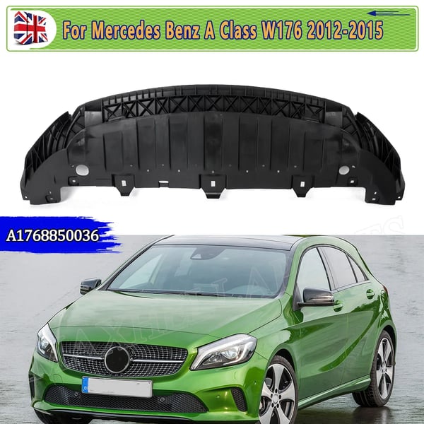 Bumperbeskyttelse, Holdbart Design, Skræddersyet Pasform til Mercedes-Benz A Klasse,som vist