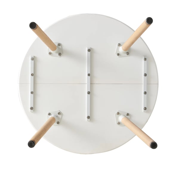 Matbord, Modern Design, Solida Bokben, Vit
