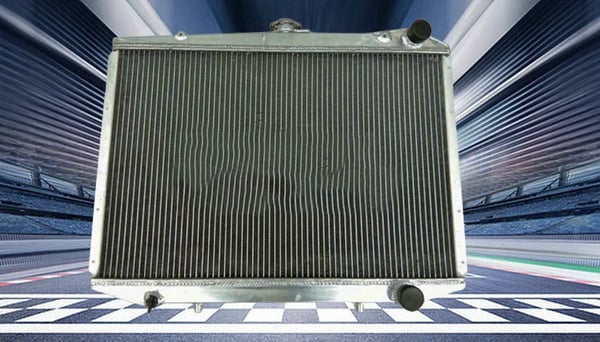 Radiator, Aluminium, 16 7/8 x 25 1/2 x 15/16 tommer, Kompatibel med Nissan D21 Pathfinder 1986-1997, Letvægtsdesign, Optimal køleeffektivitet