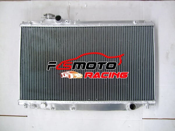 Intercooler Radiator, Aluminium, Kerne Størrelse 400mm x 738mm, Samlet Størrelse 490mm x 755mm, Indløbslangeforbindelse 35mm