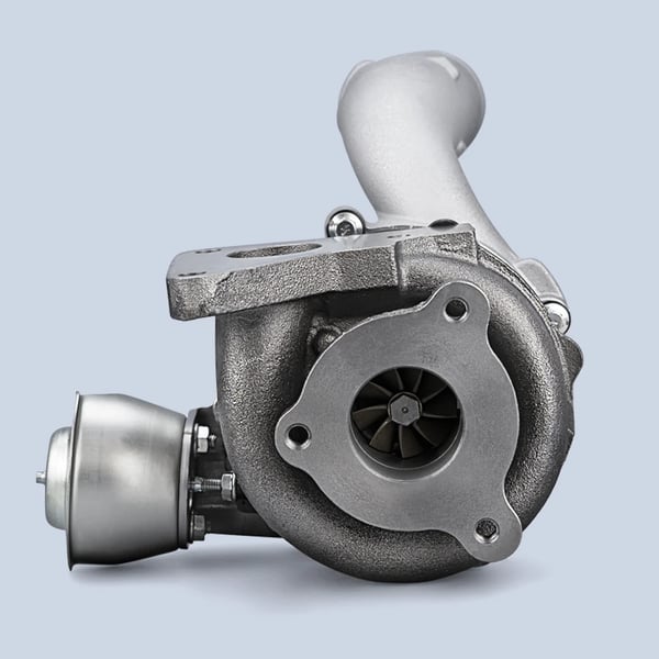 Turbocharger, Længde 27 cm, Bredde 22 cm, Højde 25 cm, Vægt 6 kg, Lejetype Journalleje